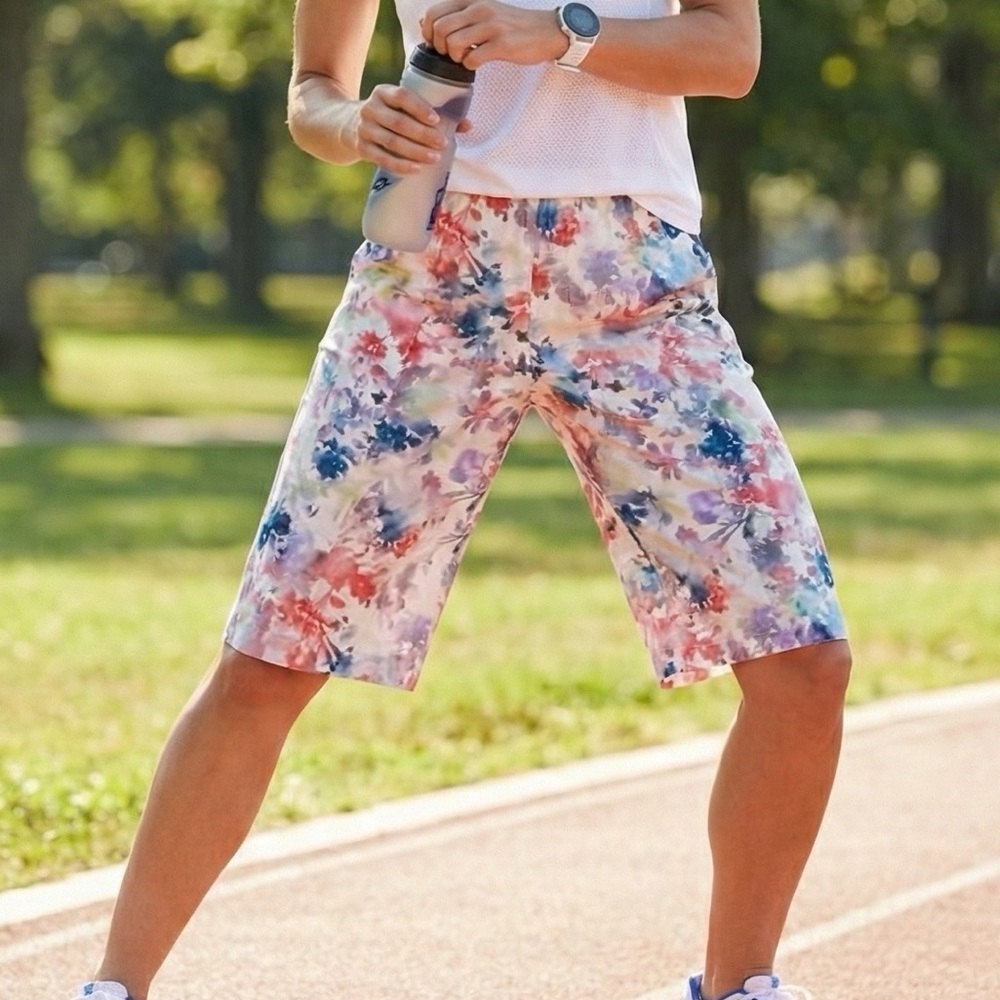 Athleta Multicolor Floral Pants